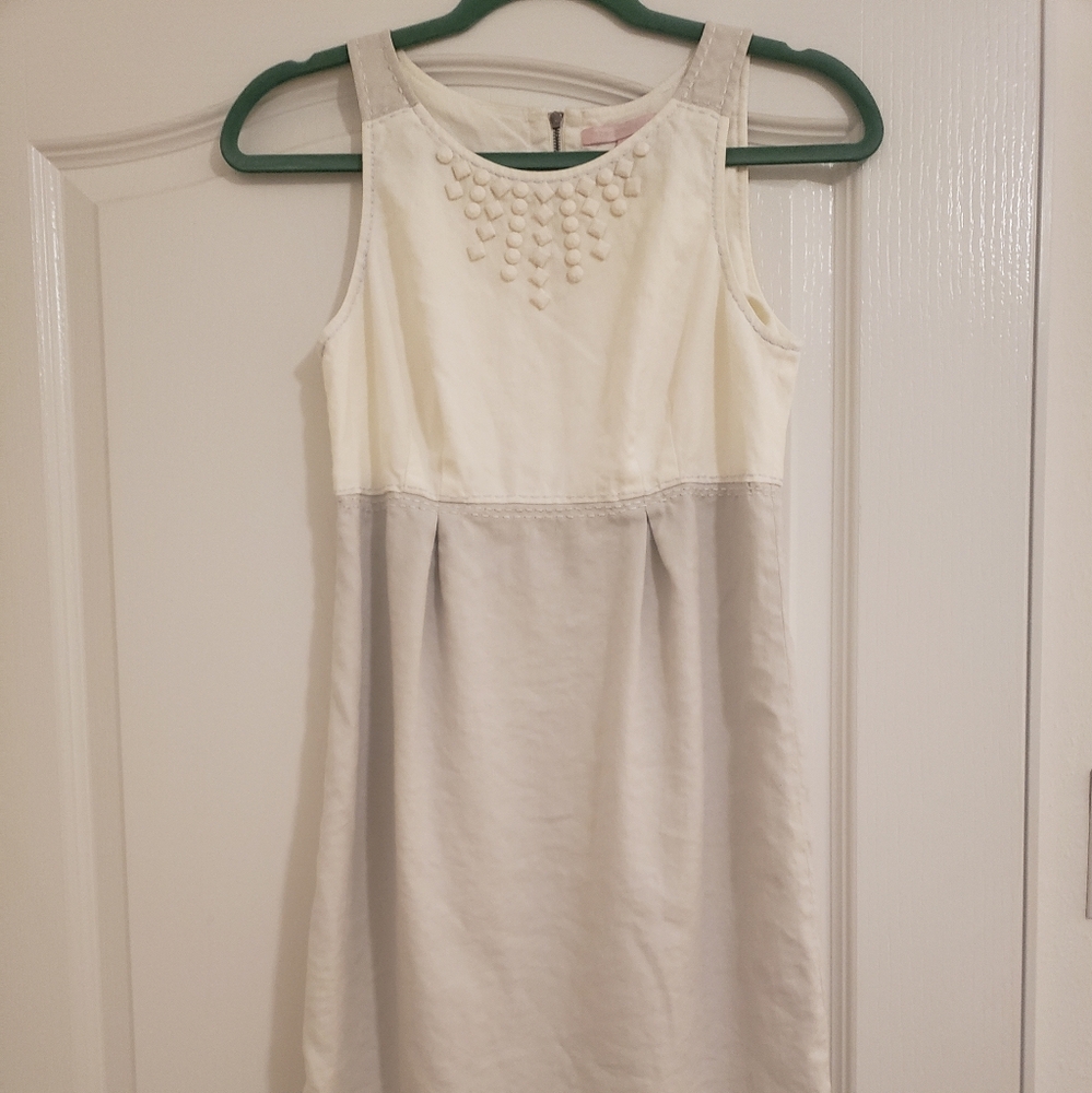 Rebecca Taylor Dress Linen White